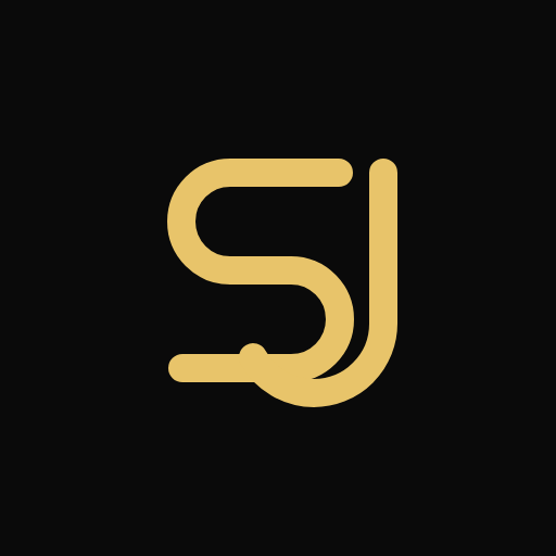 Gold auf Schwarz · eckig – Sasha Justmann