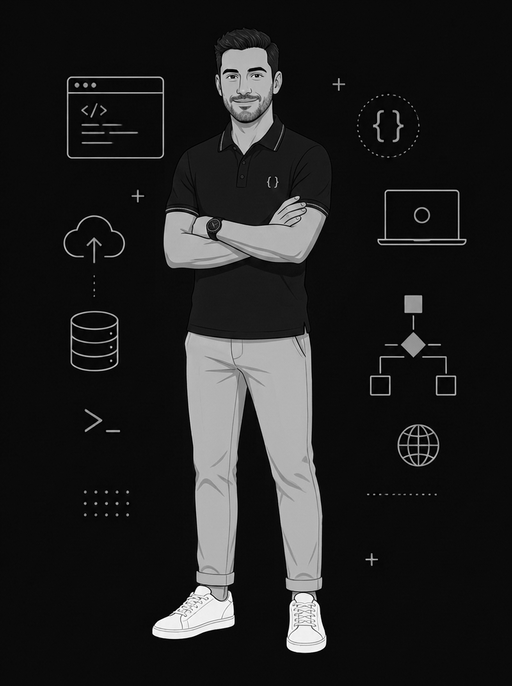 Avatar Andreas (Schwarz-Weiß) – Sasha Justmann