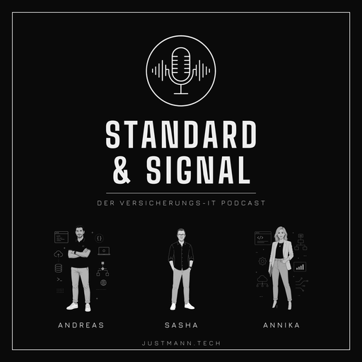 Podcast-Cover Schwarz-Weiß – Sasha Justmann