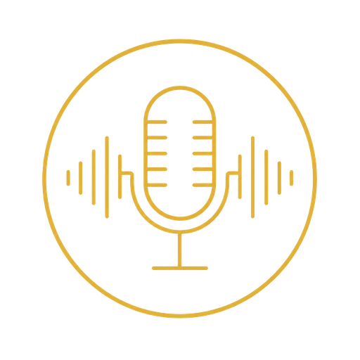 Folgen-Logo Gold transparent – Sasha Justmann